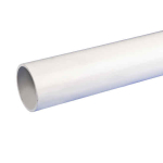 OSMA 5W073 WHITE 40MM 3METRE PUSH-FIT WASTE PIPE BS5254