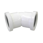 OSMA BS5254 5W163 WHITE 40MM PUSH-FIT BEND 45 DEGREE