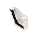 OSMA 8T841 WHITE STOP END LH EXTERNAL STORMLINE OGEE