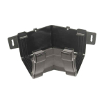 OSMA 8T844 BLACK INTERNAL45DEG GUTTER ANGLE STORMLINE OGEE
