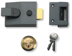 YALE P89 NIGHT LATCH 60MM GREY/BRASS