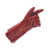 GLOVES RED PVC GAUNTLETS 18" SIZE 9
